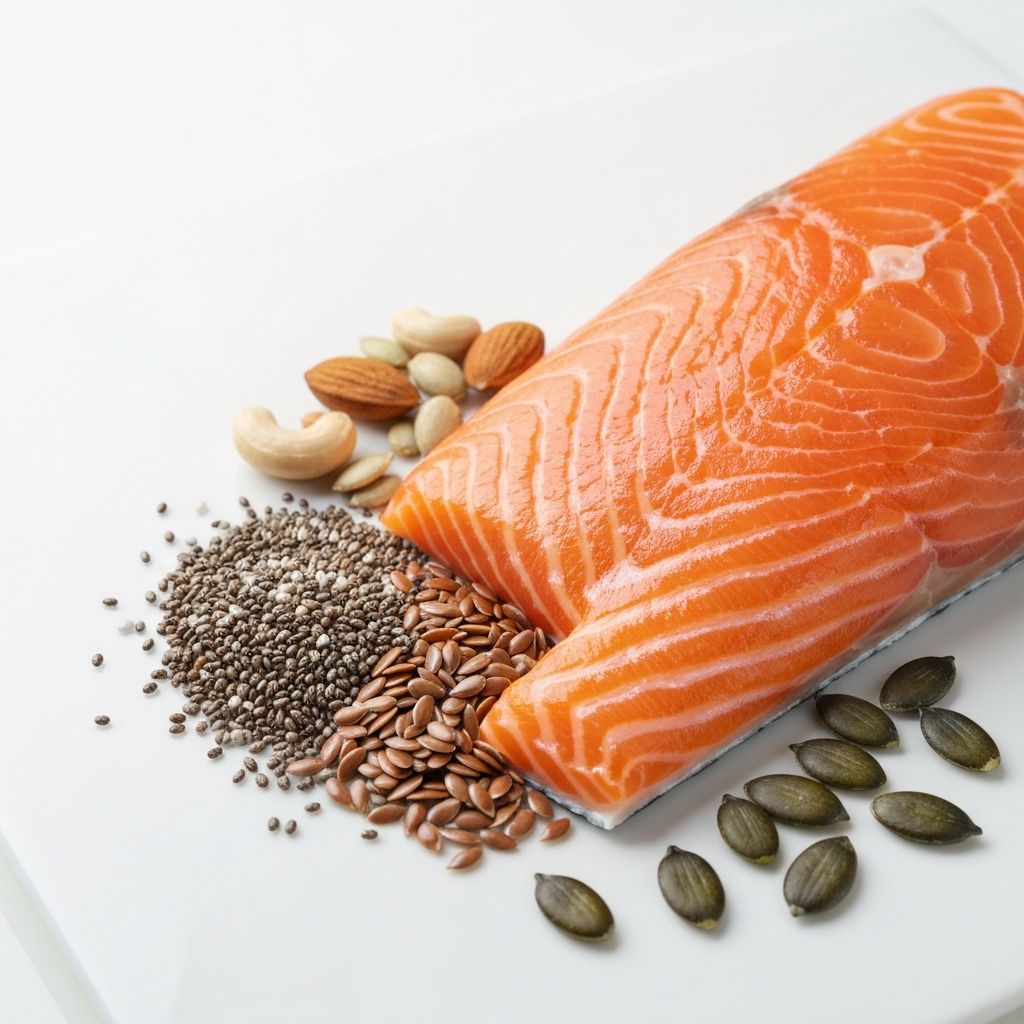Salmon with nuts and seeds