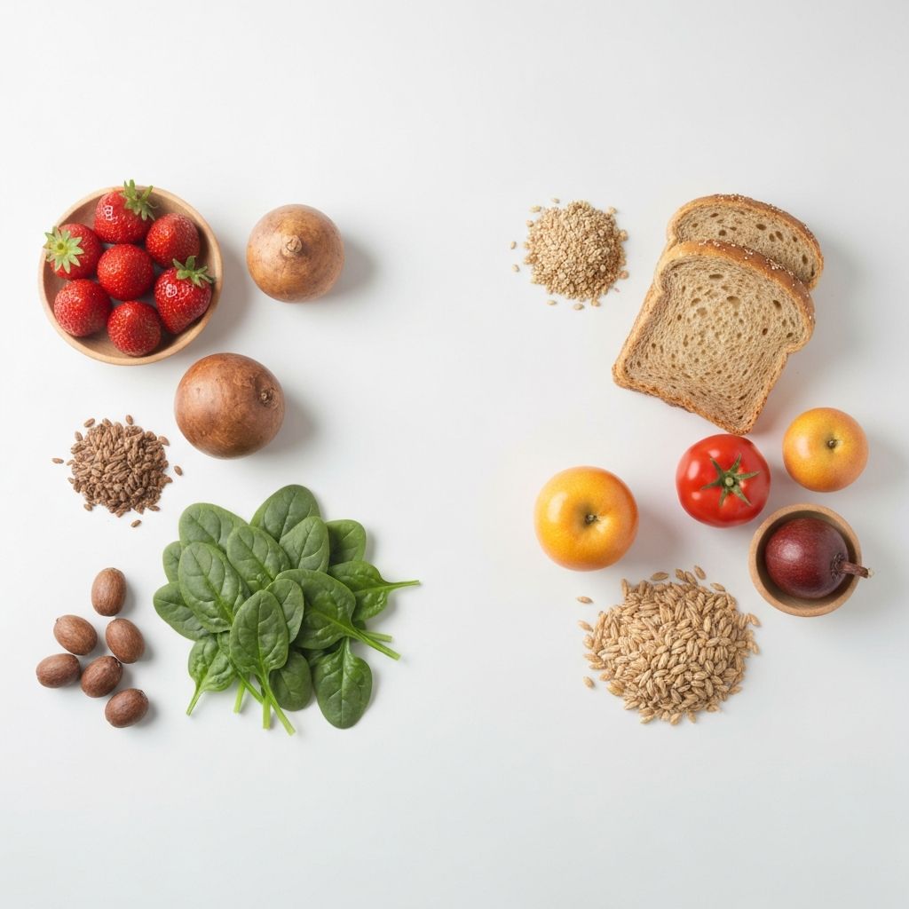 Fresh whole foods arrangement