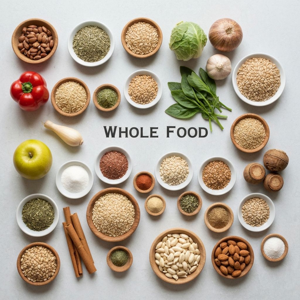 Various whole food ingredients
